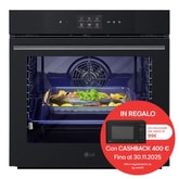 Forno 100% vapore InstaView | 76L Classe A++ | Blue EasyClean, Air Fry, Steam Sous Vide, Pizza, Wi-Fi, Display touch | Nero